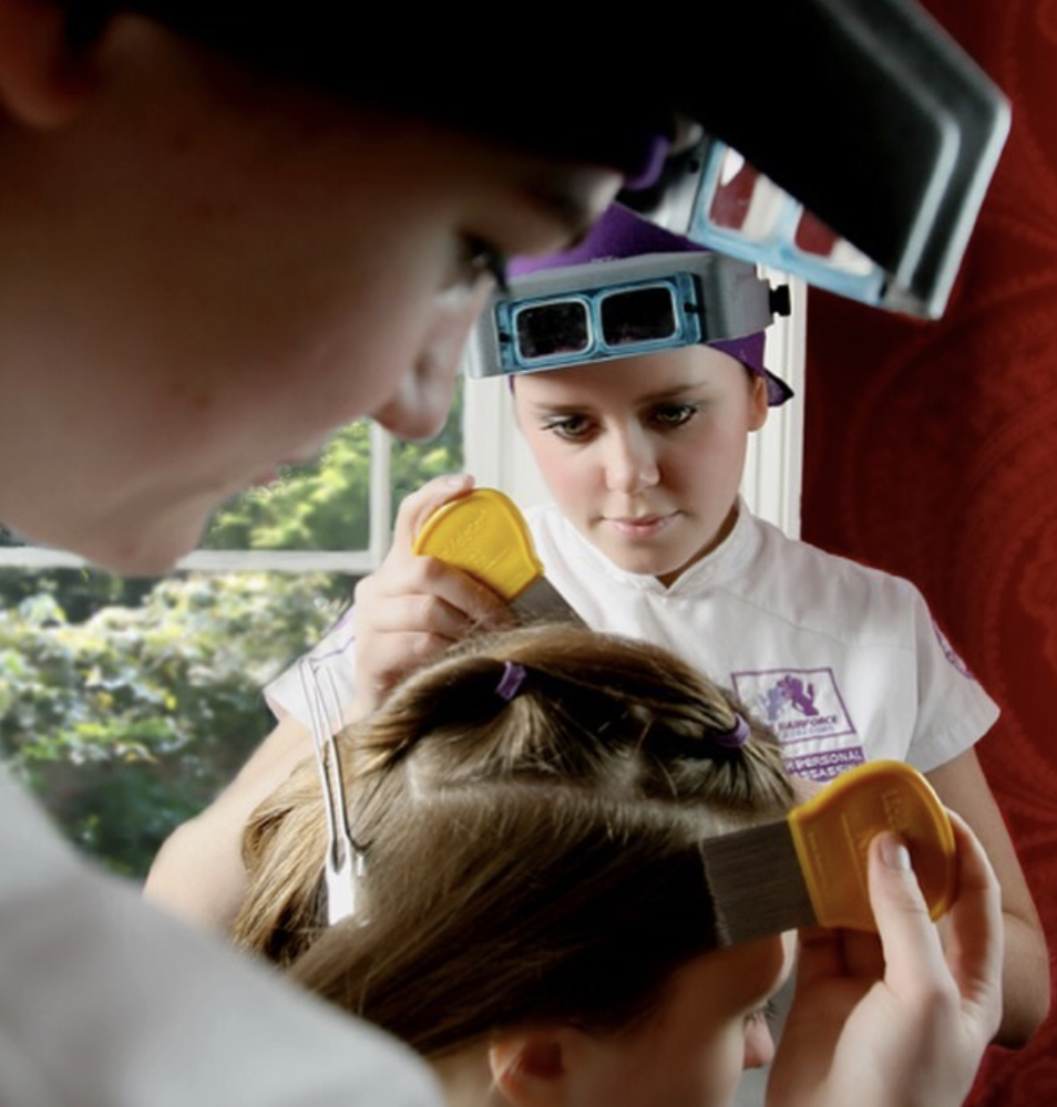 Getting rid of nits to represent a Hairforce franchise